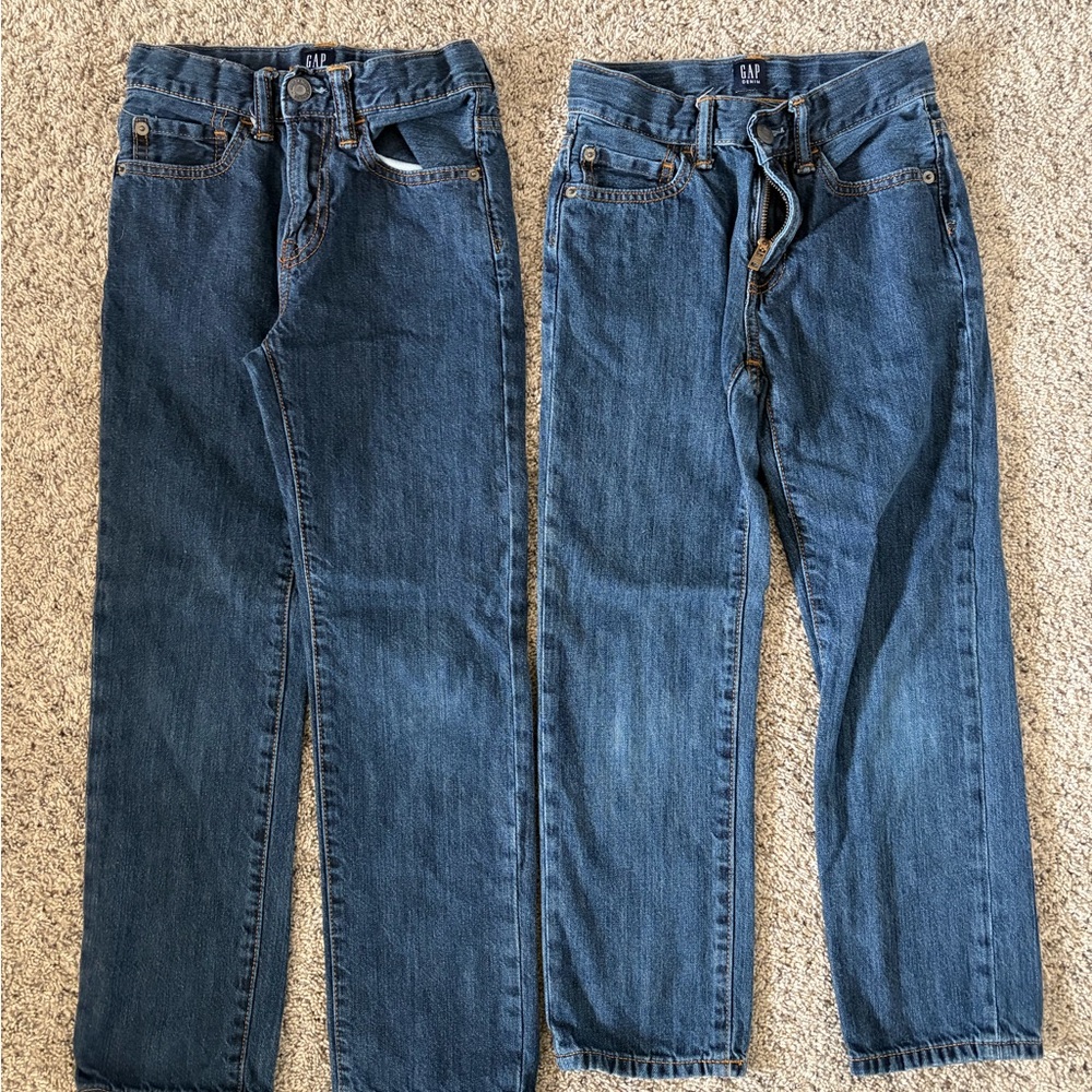 GAP boys slim original jeans denim with closure and adjustable waist
